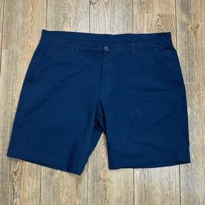 Under Armour Golf Shorts Mens Size 42 Navy Blue Lightweight Athletic